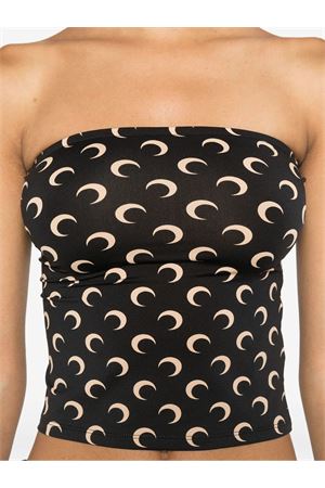 Top bustier corto senza maniche MARINE SERRE | WTS011ACJER0001IT99